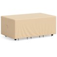 thumbnail image 1 of Costway Ensemble de Salle à Manger de Patio 90"x50 Pouces Housse Rectangulaire Table Chaise Poignée Imperméable Évent, 1 of 9
