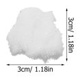 thumbnail image 3 of LEEYNEERShredded Memory Foams Filler White Beanbag Filling 1 Bag, 3 of 6