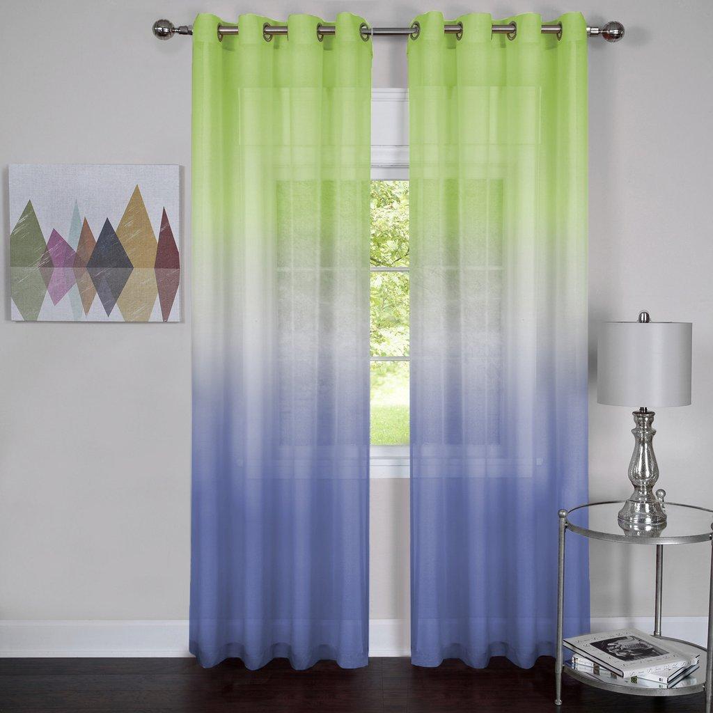 Achim Importing Co. Rainbow - Single Grommet Panel - 52x84 Green