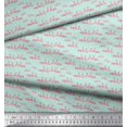 thumbnail image 3 of Soimoi Poly Georgette Fabric Flamingo Bird Print Fabric by The Yard 52 Inch Wide, 3 of 3