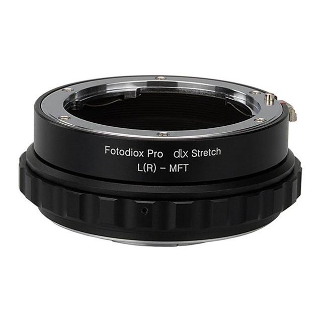 Fotodiox LR-MFT-DLX-Stretch Adaptateur de Monture pour Lentille Extensible DLX pour Leica R SLR vers Micro Quatre Tiers