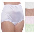 thumbnail image 1 of Nylon Brief Panty (Style 331/Plain Jane) 4 Pack in Assorted Lights Size 8, 1 of 3