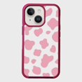 thumbnail image 1 of Caseco Étui iPhone 14 MagSafe Rose à Motif Vache, 1 of 5