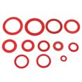 thumbnail image 3 of 600pcs Red Vulcanised Fibre Washer Gasket Round Insulation Paper Red Steel Paper Assortment Kits, 3 of 11