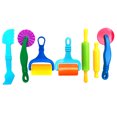 thumbnail image 1 of 7 Pcs Jouet à Rouleau en Plastique Amusant DIY Outil de Pâte à Rouler en Argile pour Enfants (Couleur Aléatoire), 1 of 8
