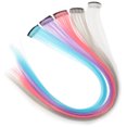 thumbnail image 1 of 15 Pcs Rallonges de Cheveux Colorées à Clip, Rallonges de Cheveux Lisses pour Femmes avec Clips, 1 of 8