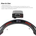 thumbnail image 4 of Flat Bottom Steering Wheel, Heat Tolerant Red Stitching Adjustable RGB LCD Display Carbon Fiber LED Steering Wheel  for Automotive Parts, 4 of 7