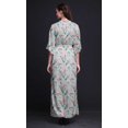 thumbnail image 2 of Bimba Rayon Tribal Feather Printed Womens Long MaxiDressGown With Side Slit-XXX-Large, 2 of 6