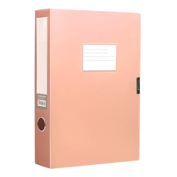 Birdeem Boîte de Rangement Pliable pour Dossiers A4, Organisateur de Documents en Plastique Épaissi avec Étiquette Inscriptible, Étui de Rangement de Bureau Pliable pour la Maison et le Bureau