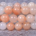 thumbnail image 2 of Angelstones Bracelet Extensible Unisexe en Perles Rondes de 8 mm en Aventurine Pêche Naturelle, 2 of 2