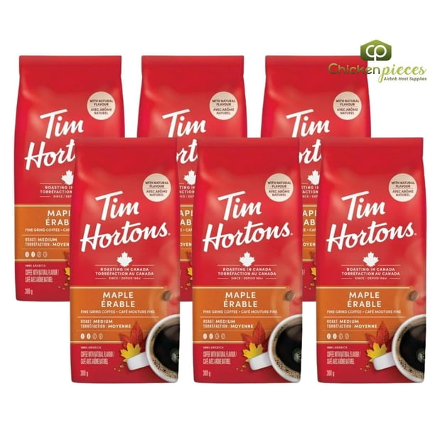 Tim Hortons Maple Coffee, 300g/10.58 oz (6/Case) - Walmart.ca