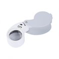 thumbnail image 4 of Mini Glass Magnifier Portable Jewelers Magnifier ABS + Glass + Acrylic For Read Books Newspapers Menus, 4 of 8