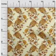 thumbnail image 1 of oneOone Tissu Polyester Lycra Imprimé Feuilles/fleurs & Paisley au Mètre 56 Pouces de Large, 1 of 4