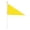 Yellow, variant on 20-Piece Orange Flag Set - Versatile Marking Flags for Garden Staking, Dog Training & Outdoor Events, High-Visibility Safety Markers
