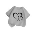 thumbnail image 3 of WEAIXIMIUNG Chandails de Sport pour Garçons Enfants Filles Mignon Graphique Col Rond Manches Courtes T-Shirt Été Décontracté T-Shirt 90, 3 of 6