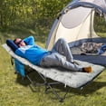 thumbnail image 2 of Costway Matelas de Couchage pour Lit de Camp en Velours Cristal, Extérieur, Léger, Randonnée, Gris, 2 of 6