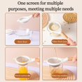 thumbnail image 4 of PRETXORVE Stainless Steel Flour Sieve Kitchen Household Baking Fine Mesh Sieve Soy Slag, 4 of 9