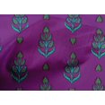 thumbnail image 4 of oneOone Cotton Cambric Fabric Leaves & Paisley Block Printed Craft Fabric BTY 56 Inch Wide, 4 of 4