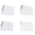 thumbnail image 4 of A5 Kraft Cover Thick Coil Notebooks Notepad Journals grid pattern Students Diary Book Office Stationery, 4 of 7