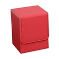 thumbnail image 2 of Boîte Organisatrice pour Deck de Cartes à Collectionner, Contenant de Rangement pour Deck de Cartes à Collectionner, Support pour 100+ Cartes pour Cartes MTG, Rouge, 2 of 9