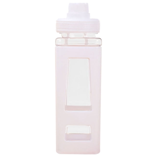 Large-Capacity Frosted Plastic Sports Water Bottle with Straw, Leakproof Design for Gym, Hiking, School, BPA-Free & Easy-Clean Lid