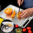 thumbnail image 3 of TopLLC Stainless Steel Cutting Board For Kitchen Double Sided Mesh With Food-Grade Straw Large Chopping Board cutting board, 3 of 6