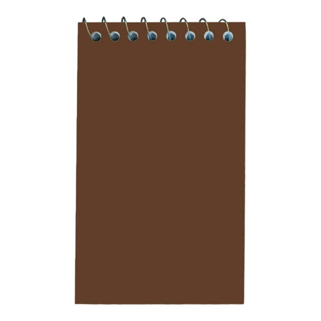 3x5 Inch Top Bound Spiral Memo Pads, Pocket Mini Notebooks, Portable Wire Binding Note Book,50 Sheet Per Pad Small Jotter for On The Go Quick Note Task Draft & Temporary Information Recording,Coffee
