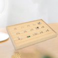 thumbnail image 4 of lionlar Stackable Jewelry Tray Burlap Inserts Trays Organizer Box Display Holder Jewelry Rings Plate, 4 of 9