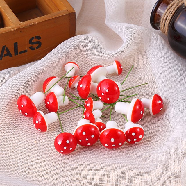 Christmas Decorations Indoor,Christmas Table Decorations Signs,Christmas Table Centerpiece,Plant Mini Foam Color MUSHROOMss Micro Landscapes Basin Small Accessories Christmas Decorations Decorations