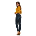 thumbnail image 4 of Cover Girl Junior's Plus Size Butt Lifting Low Rise Skinny, 4 of 8