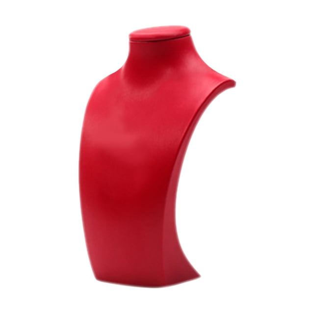 Mannequin Necklace Display Display Mannequin Pendant Red 12.5x23cm