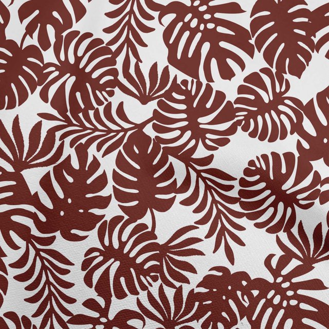 oneOone Velvet Brown Fabric Tropical Sewing Craft Projects Fabric Prints By Yard 58 Inch Wide