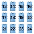 thumbnail image 1 of TOPTIE Sets of 12 Numbered Training Vest (#13-24), Soccer Pinnies, 1 of 6