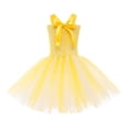 thumbnail image 4 of SXcggal One Robe Tutu Sans Manches pour Filles Deuxe avec Bandeau Ensemble Tenue Respirante Mignonne Décontractée Robe pour Fille, 4 of 5