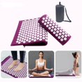 thumbnail image 5 of 1pcs Coussin d'Acupression Violet Oreiller + Coussin + Housse en Tissu, 5 of 5