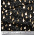 thumbnail image 2 of Soimoi Poly Georgette Fabric Floral & Penguin Ocean Print Sewing Fabric Yard 52 Inch Wide, 2 of 3