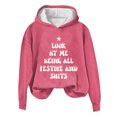thumbnail image 2 of Jienlioq Hauts de Noël pour Femmes Liquidation Haut Imprimé Col Rond Manches Longues Ample, 2 of 3