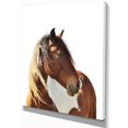 thumbnail image 2 of Grande Illustration de Cheval Brun - Impression d'Art sur Toile d'Animal, 2 of 3