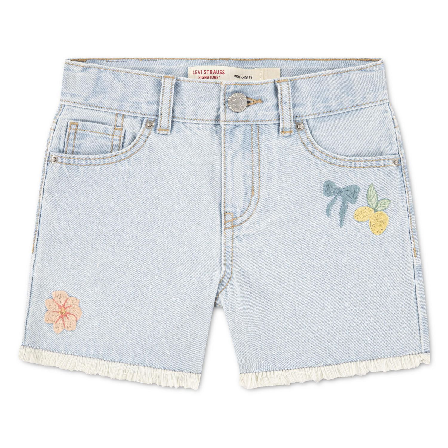 Short en denim Midi taille mi-haute Levi Strauss Signature pour fille