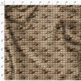 thumbnail image 4 of Soimoi Rayon Crepe Fabric Text & Chocolate Food Printed Fabric 1 Yard 46 Inch Wide, 4 of 6
