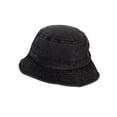 thumbnail image 1 of TopHeadwear Blank Cotton Bucket Hat - Washed Black - Small/Medium, 1 of 2