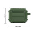 thumbnail image 1 of Earphone Silicone Case Cover Anti-shock Wireless Headphone Charging Case Shell Replacement for AirPods 3, Green, 1 of 6