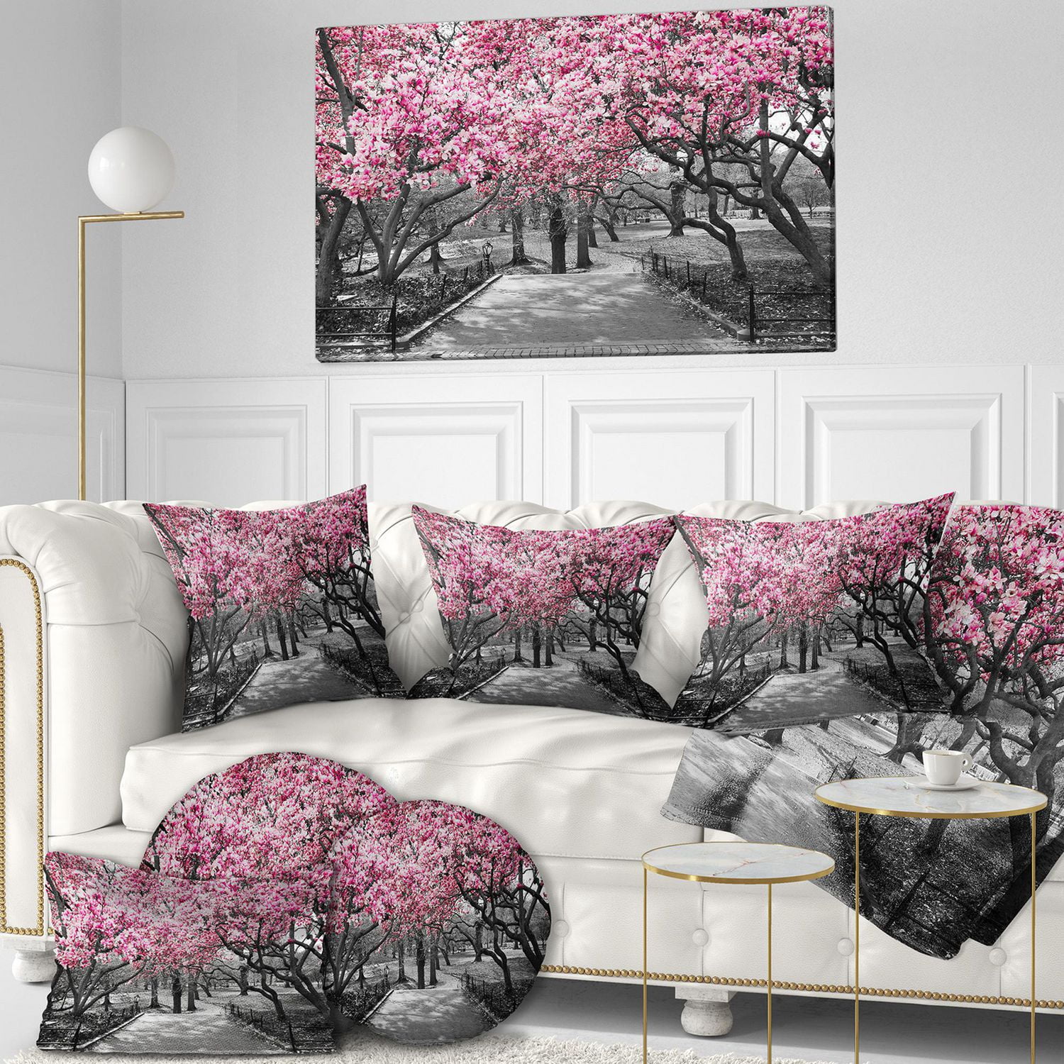 Designart Fleurs de cerisier Art mural sur toile