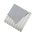 thumbnail image 4 of HOMETRENDS 2-Piece Grey Stripe Duvet Cover Set, Twin, 4 of 5