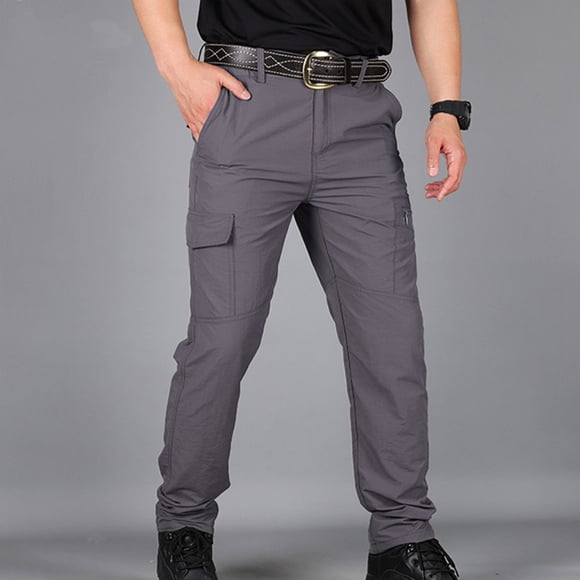 TIMIFIS Tactical Pants for Men, Waterproof Stretch Cargo Work Pants with Multi-Pockets Lightweight Outdoor Hiking Wear