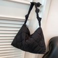 thumbnail image 2 of Women Padding Shoulder Bag Soft Cloud Puffer Bag with Zipper Versatile Sling Bag, 2 of 9