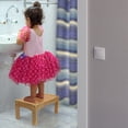 thumbnail image 3 of Small Bamboo Step Stool - Wooden Foot Rest Stool & Potty Training Stool for Kids Toddlers, 3 of 10
