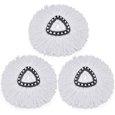 3 Pack Microfiber Spin Mop Head Refill Replacements O-Cedar EasyWring Mop Cleaning Floor Head Mop