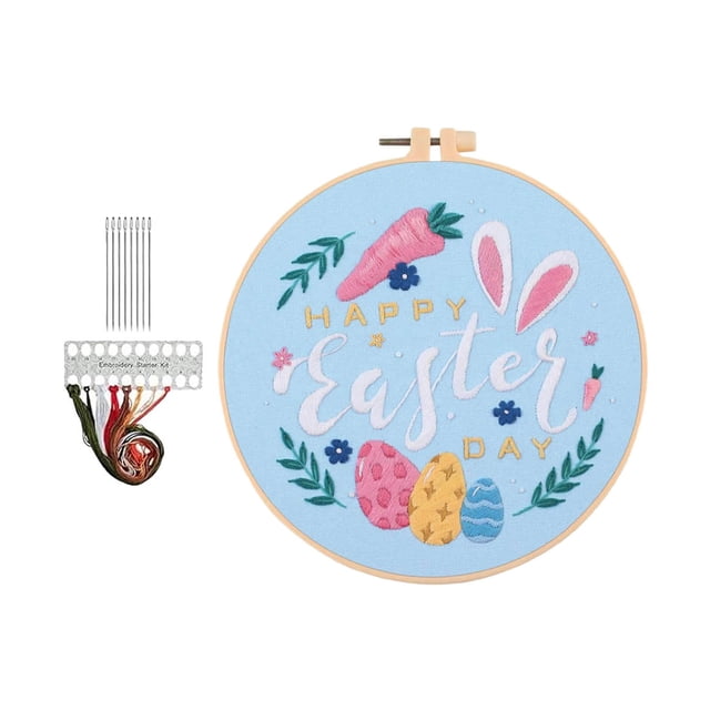 TIELUTT Easter Embroidery for Beginners DIY Knitting Books for Kids Knitting compatible with Machines 22 Needle Dpn Knitting Needles Set Knitting Books 2022 Knitting Needles Set Circular Interchangea