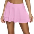 thumbnail image 1 of Jupe Longue pour Filles Taille 5 Jupes pour Femmes Grande Taille Jupes de Lit Style Cottage Jupe Longue Jupe Isolée pour Maison Mobile Jupe Plissée Unie Mini Décontractée Confortable Tenue d'Intérieur Coupe Trapèze Rose G, 1 of 7